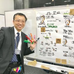 人と人をつなげて、笑顔でワクワクの場を創っていきたい   グラフィック・レコーディング講師 本園大介さん